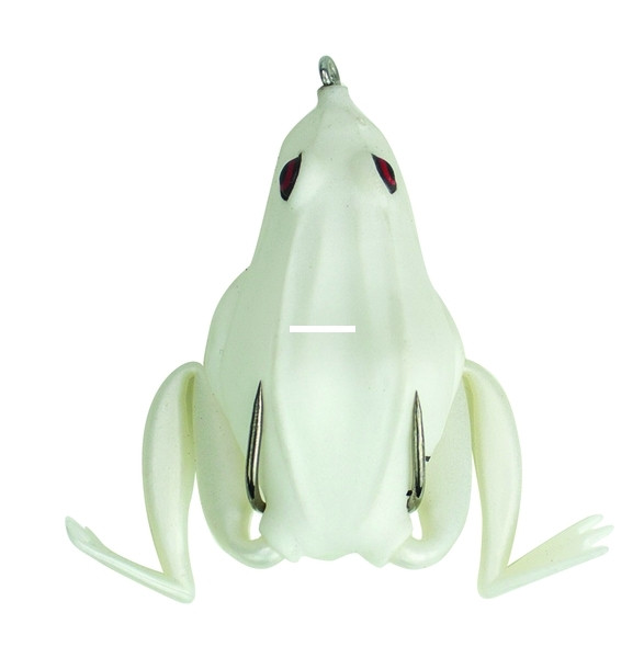 Lunkerhunt CF11 Combat Frog Hollow - Body Frog, 2 1/2", 3/4 oz, Pearl - CF11