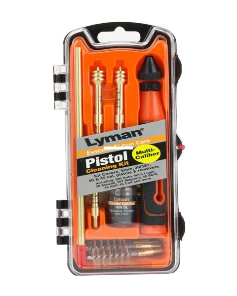 Lyman 04036 3 Caliber Pistol - Cleaning Kit 9mm, 40cal, 45ACP - 4036
