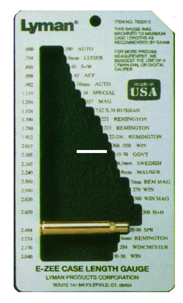 Lyman 7832215 E-Zee Case Gauge - 7832215