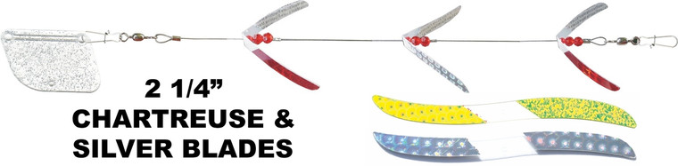 Macks Lure 60533 Flash Lite 3-Blade - Mini Troll, 2 1/4" Blades, 90 Lb - 60533