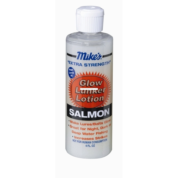 Mike's 6414 Glow Lunker Lotion - Salmon 4oz - 6414