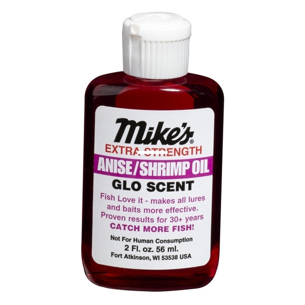 Mike's 7036 Glo Scent Bait Oil - Anise/Shrimp 2oz - 7036