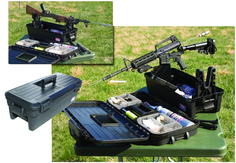 MTM TRB-40 Tactical Range Box For - AR-15's, Mag Well Fork, Padded Gun - TRB-40