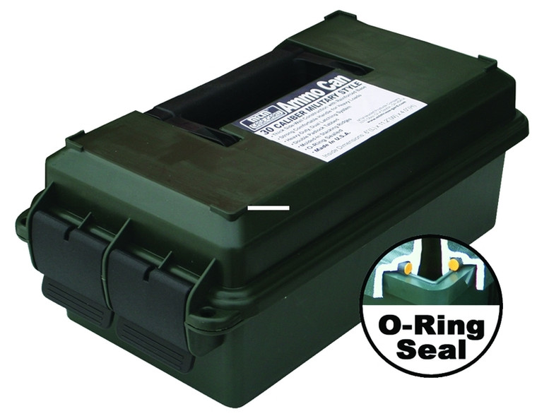 MTM AC30C-11 30 Caliber Ammo Can - Polypropylene, 7.4"L x 13.5"W x - AC30C-11