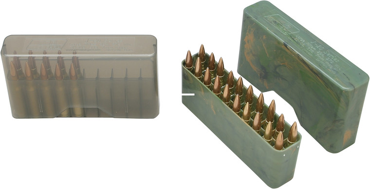 MTM J-20-M-41 Slip Top 20-Round - Rifle Ammo Box, 2.52" Max OAL - J-20-M-41