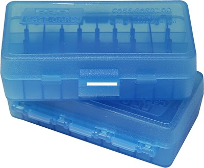 MTM P50-44-24 Case-Gard Flip-Top - 50-Round Handgun Ammo Box, 44 - P50-44-24