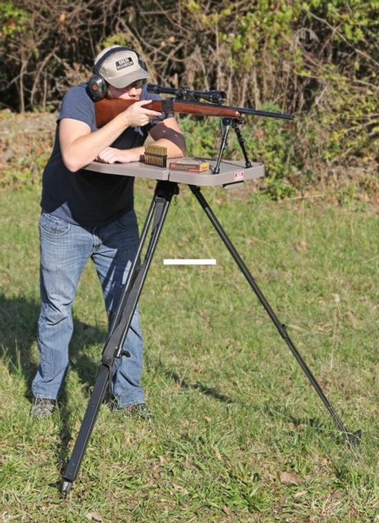 MTM HLST High-Low Shooting Table - Adjustable Legs, 18" to 33" Height - HLST