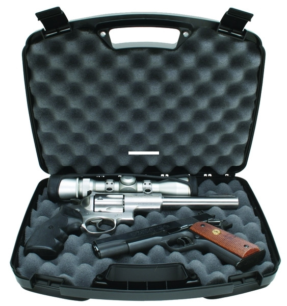 MTM 809-40 Snap Latch Two Pistol - Handgun Case, Up to 8" Barrel - 809-40