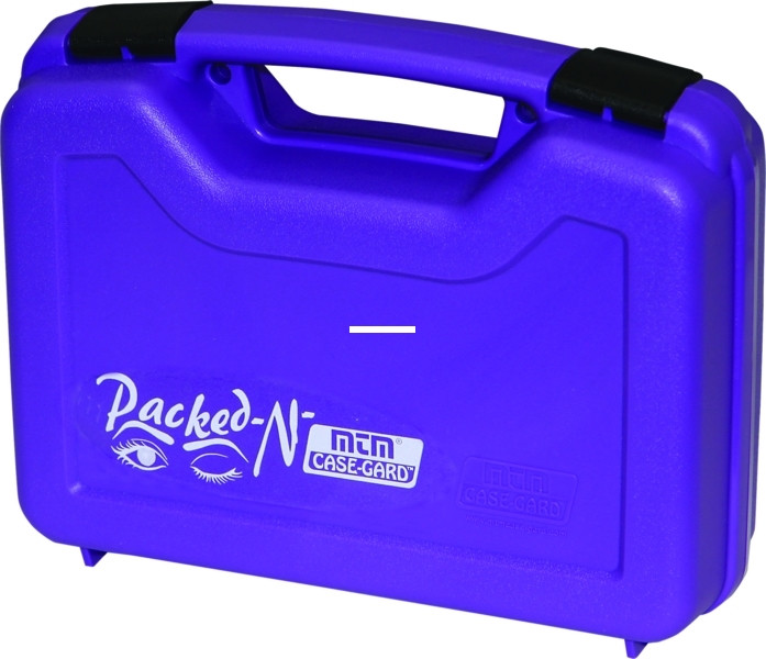 MTM 805-25 Single Pistol Handgun - Case, 10.1" x 8.0" x 3.2", Purple - 805-25