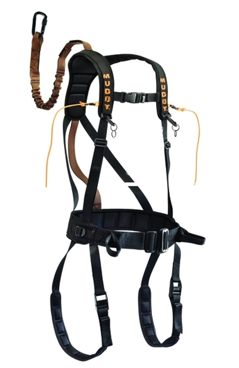 Muddy MSH400-XL Safeguard Treestand - Safety Harness, Flexible Tether - MSH400-XL