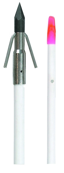 Muzzy 1020-C Fiberglass Arrow - W/Quick Release Carp Point - 1020-C