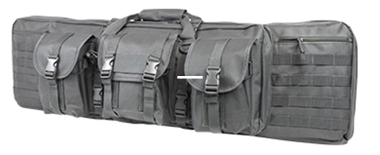 NcSTAR CVDC2946U-42 VISM Double - Carbine Case Urban Gray 42" - CVDC2946U-42