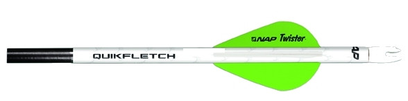 New Archery 60-638 Quickfletch - Twist 2" Vanes W,G,G 6Pk - 60-638