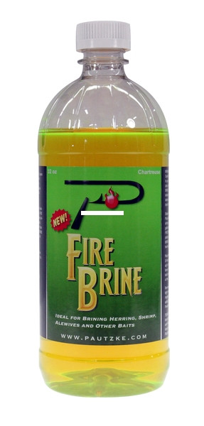 Pautzke PFBRINE/CHART Fire Brine - Egg Cure, 32 oz, Chartreuse - PFBRINE/CHART