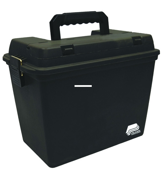 Plano 161298 Field/Ammo Box, Large - 15"x8"x10" Black - 161298