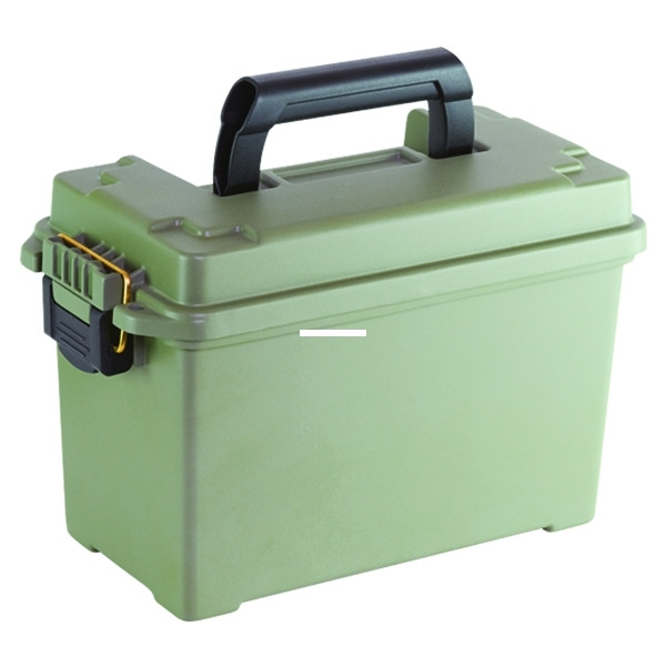 Plano 171200 Field/Ammo Box, Medium - 13.9"L x 9"W x 7"H, O.D. Green - 171200