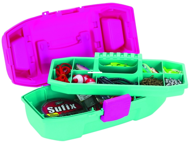 Plano 500102 Youth Tackle Box - Mermaid Magenta/Teal - 500102 Plano 500102 Youth Tackle Box - Mermaid Magenta/Teal - 500102
