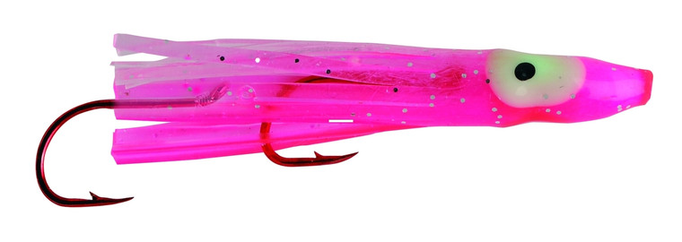 P-Line PRS-03 Reaction Squid Skirt - 2", Clear Pink, 2/Pack - PRS-03
