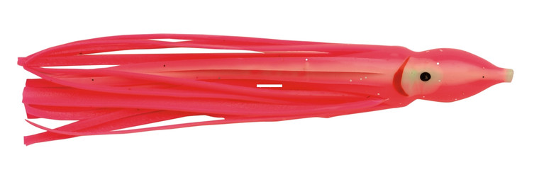 P-Line SQ25-265 Sunrise Squid Skirt - 2 1/2", Pink Double Glow Stripe - SQ25-265