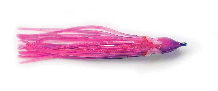 P-Line SQ25-081 Sunrise Squid Skirt - 2 1/2", Blue/Pink, 8/Pack - SQ25-081