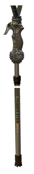 Primos 65810 Trigger Stick Gen 3 - Short Monopod Shooting Rest, Camo - 65810