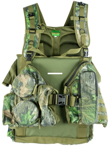 Primos 65716 Rocker Hunting Vest - Fold Down Seat, Molded Call Pockets - 65716