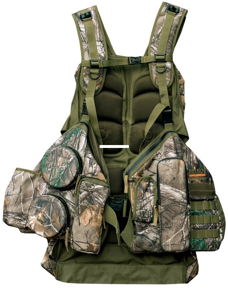 Primos 65717 Rocker Hunting Vest - Fold Down Seat, Molded Call Pockets - 65717