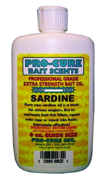 Pro-Cure B8-SAR Bait Oil 8oz 8oz - Sardine - B8-SAR