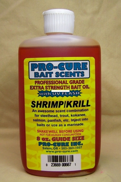 Pro-Cure B8-SKR Bait Oil 8oz - Shrimp/Krill - B8-SKR