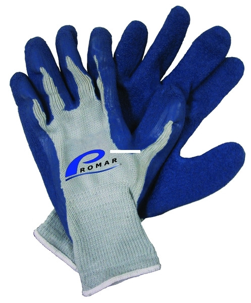 Promar GL-200-XL Rubber Glove XL - Blue Latex - GL-200-XL