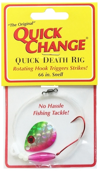 Quick Change QDFB3 Quick Death - Spinner- #3 Colo. blade - sz #2 Red - QDFB3