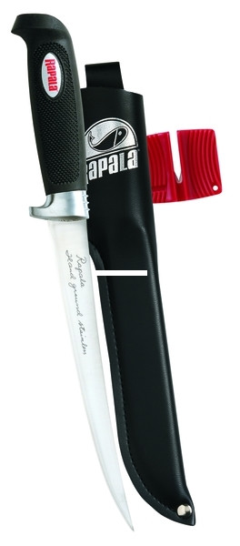 Rapala BP707SH1 Soft Grip Fillet - 7-1/2" w/Sharpener & Sheath - BP707SH1