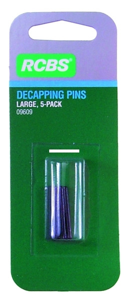 RCBS 9609 Decapping Pin Large 5Pk - 9609