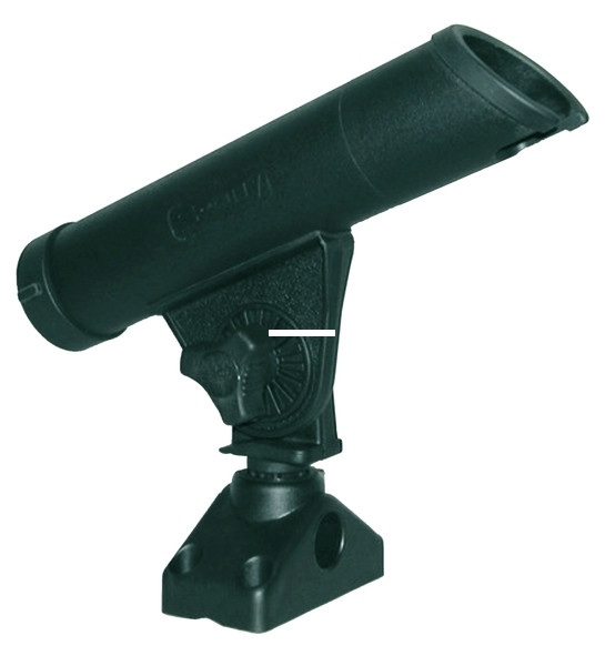 Scotty 0350 Downrigger Rod Master - II Rod Holder w/0241 Side/Deck Mount - 350