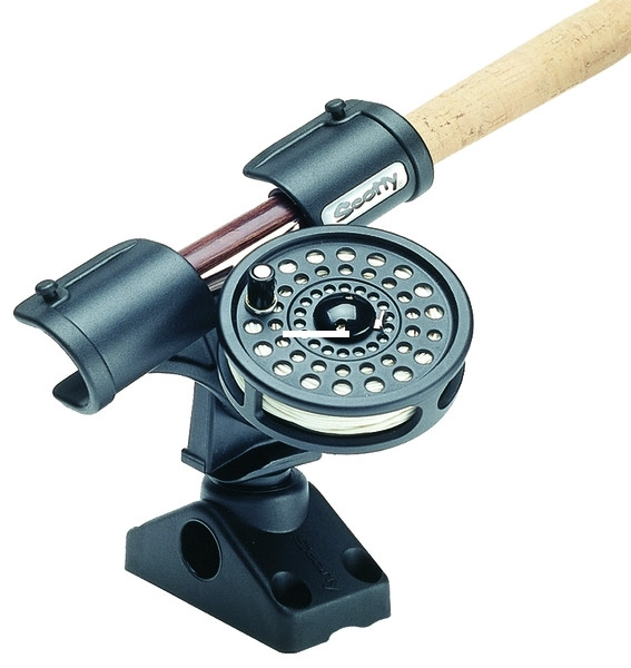 Scotty 0265 Fly Rod Holder w/241 - Side/Deck Mount - 265