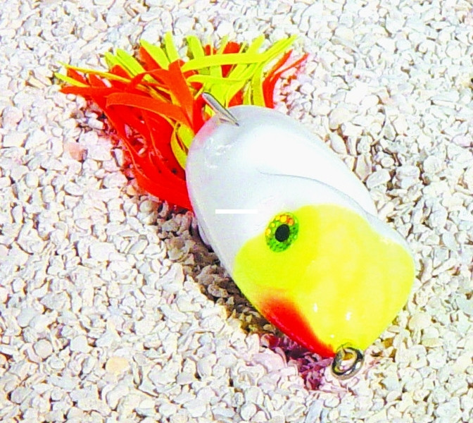 Scum Frog SF-111 Topwater Frog, 2 - 1/2", 5/16 oz, Sunburst - SF-111