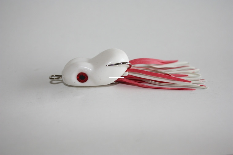 Scum Frog SF-103 Topwater Frog, 2 - 1/2", 5/16 oz, White - SF-103