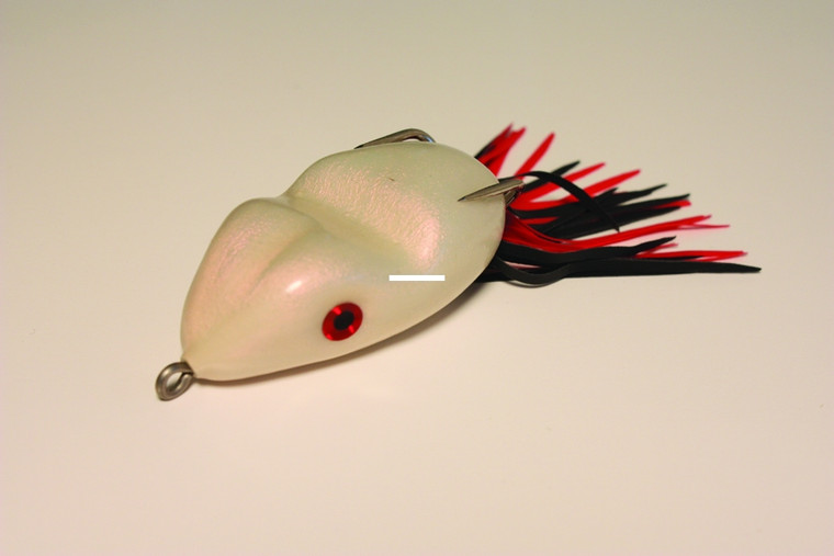 Scum Frog SF-131 Topwater Frog, 2 - 1/2", 5/16 oz, Red Pearl w/Black - SF-131