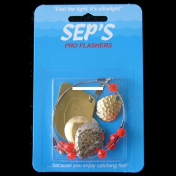 Sep's 10300 Pro Flasher, Colorado - Blades, Small Combo/Red Bead - 10300