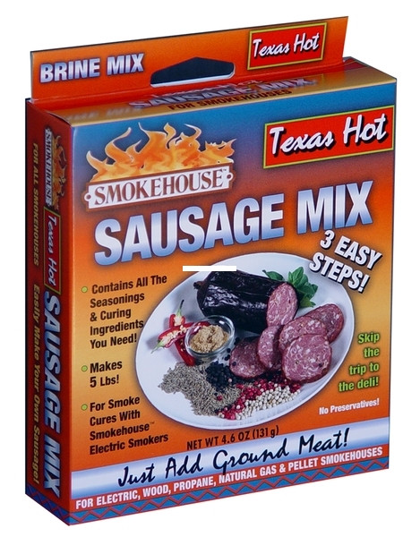 Smokehouse 9747-004-0000 Seasoning - Mix Texas Hot Sausage - 9747-004-0000