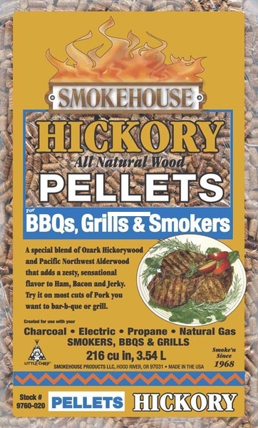 Smokehouse 9760-020-0000 BBQ, Grill - & Smoker Pellets 3.54 Liter-Hickory - 9760-020-0000