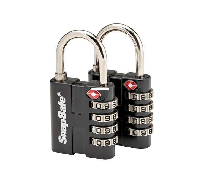SnapSafe 76020 SNAPSAFE Tsa Padlock - (2 Pack) - 76020