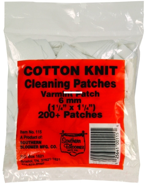 Southern 115 Varmint Patches 6mm - 125"x125" 200Bg - 115