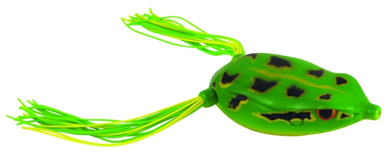 Spro SBEF65GRNT Dean Rojas Bronzeye - Frog 65, 2 1/2", 5/8 oz, Green Tree - SBEF65GRNT