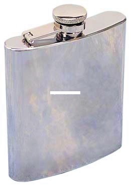 Stansport 367-333 Stainless Steel - Flask - 8 Oz - Clamshell - 367-333
