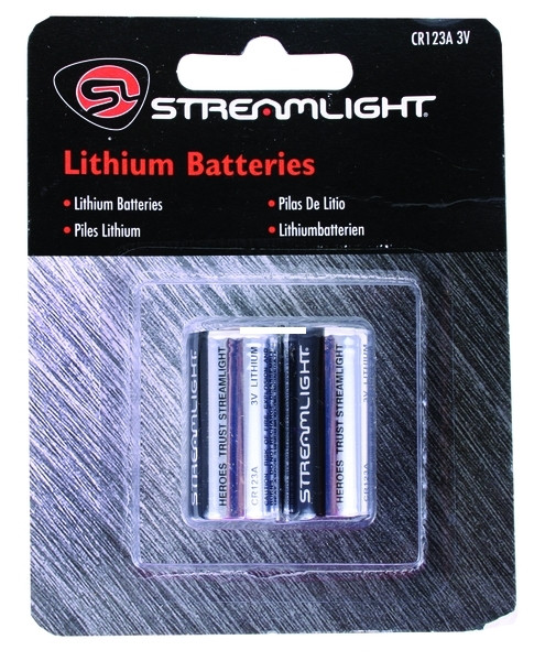 Streamlight 85175 Lithium Batteries - CR123A 2PK - 85175