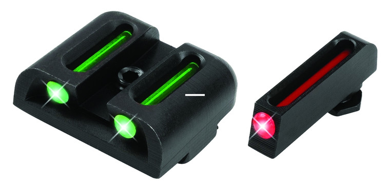 TruGlo TG131G1 Fiber Optic Handgun - Sights, Red Front/Green Rear, Glock - TG131G1