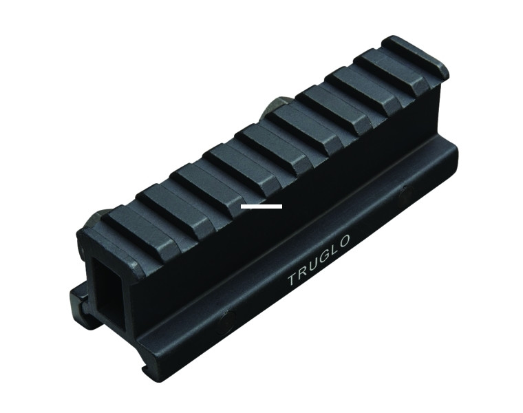 TruGlo TG8990B Picatinny-Style - Riser Mount, 1" H, 4" L, 1-Piece - TG8990B