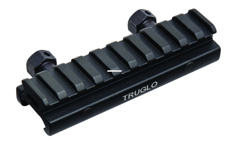 TruGlo TG8970B Picatinny-Style - Riser Mount, 1/2" H, 4" L, CNC - TG8970B