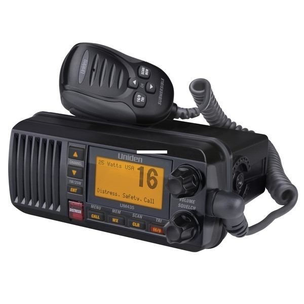 Uniden UM435BK Fixed Mount VHF - Radio w/ channel controls on - UM435BK